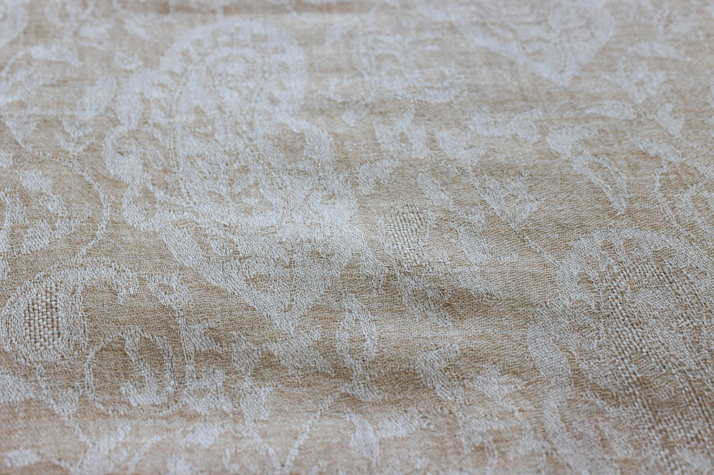 Pashmina Shawl – Champagne Jewel‑Tone Paisley - Maison Makalu