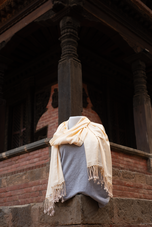 Jacquard Vegan Cashmere Shawl - Maison Makalu