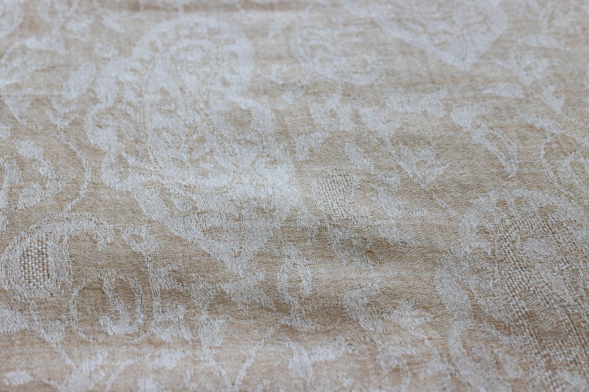 Pashmina Shawl – Champagne Jewel‑Tone Paisley - Maison Makalu