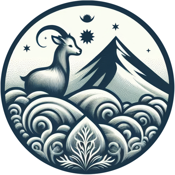Maison Makalu circular logo with transparent background